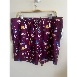 Original Penguin by Munsingwear Purple Retro Swim Trunks - Size XL‎ NWT spring